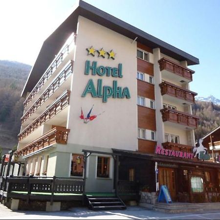 Hotel Alpha Saas-Grund Eksteriør billede
